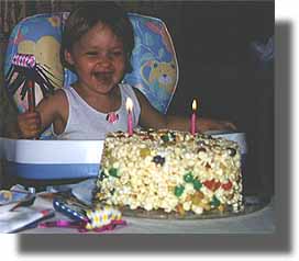 My second year birthday cake from grandma